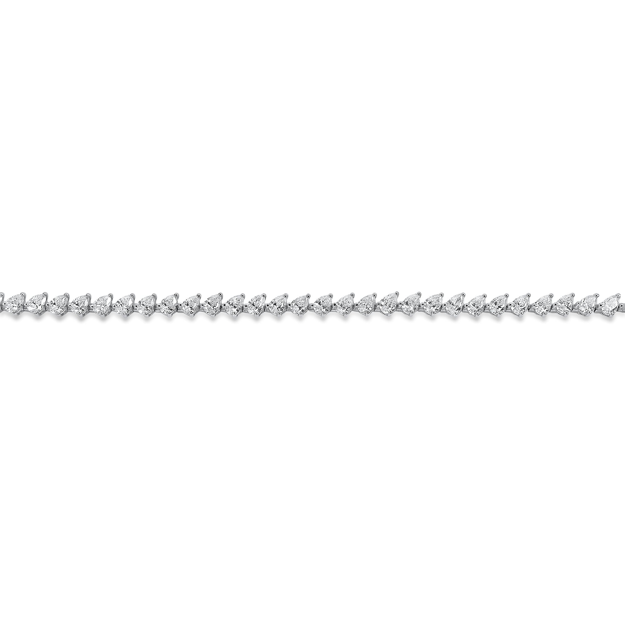 Pear Shaped Line Bracelet