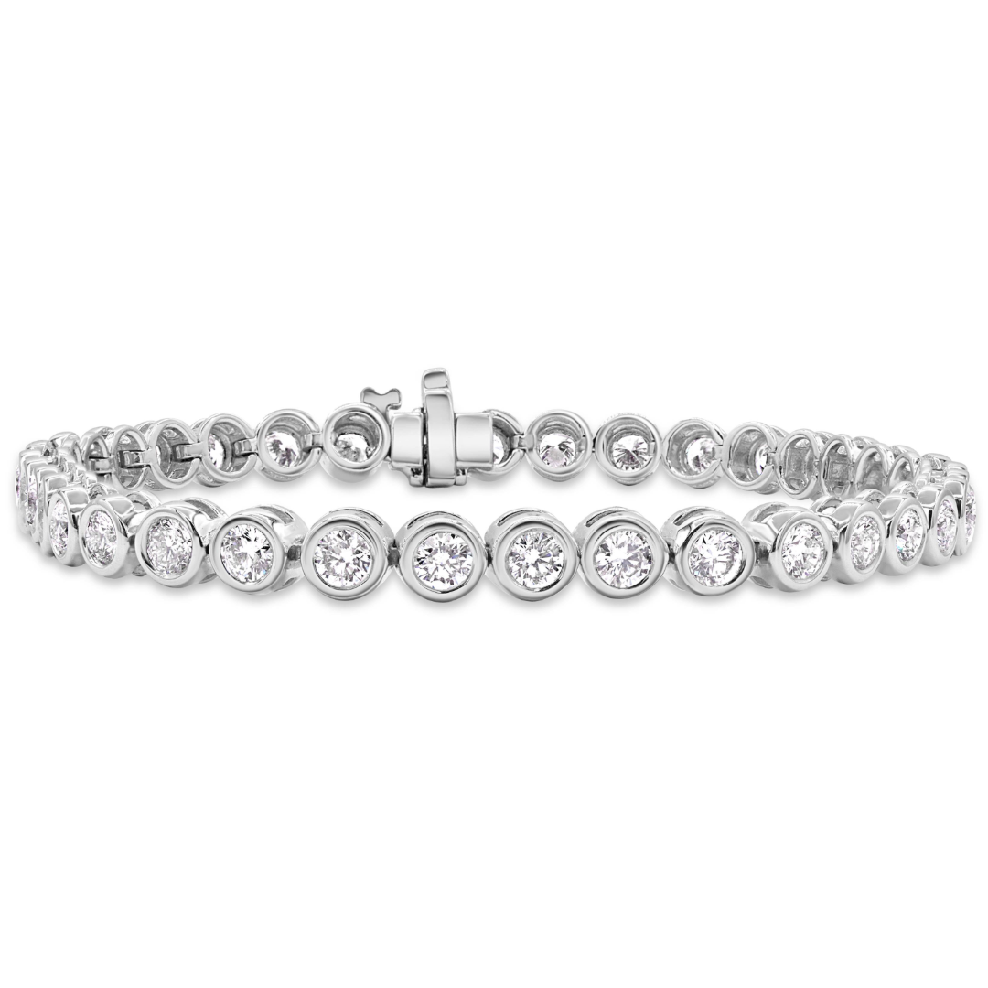 Bezel Set Tennis Bracelet