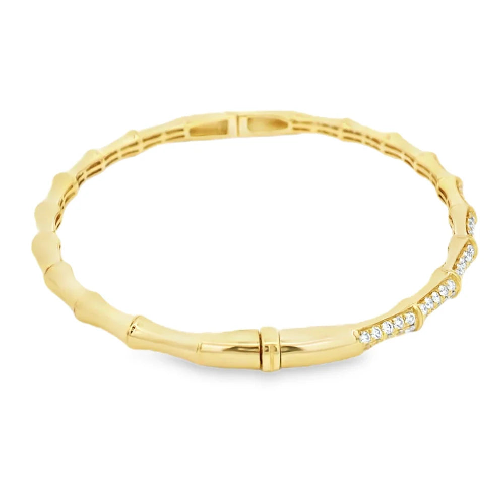 Diamond Bamboo Bangle