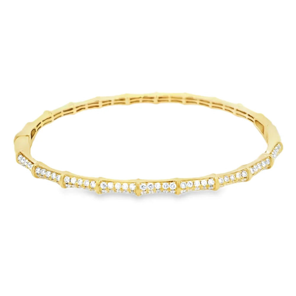 Diamond Bamboo Bangle