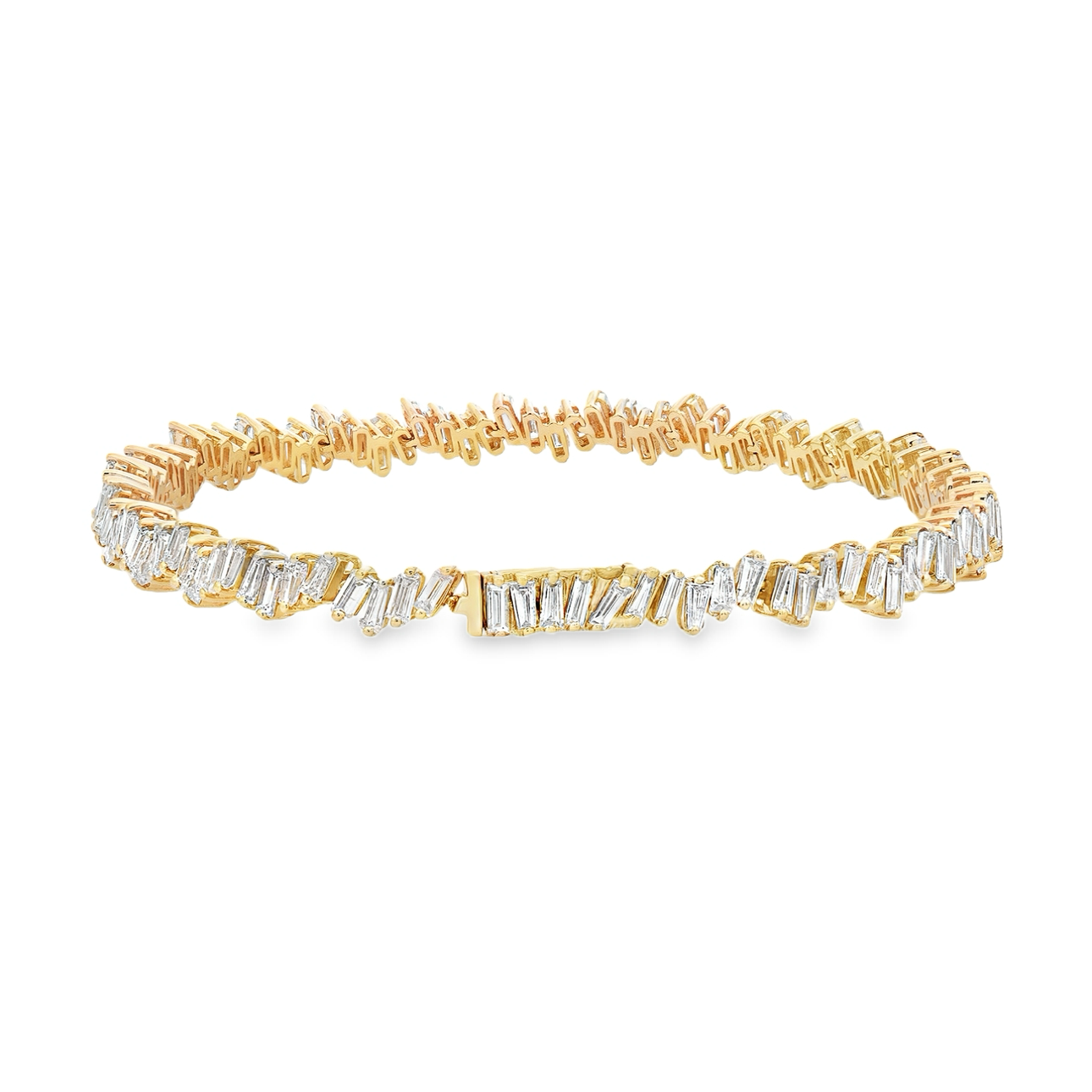 The Floating Baguette Flexible Bracelet