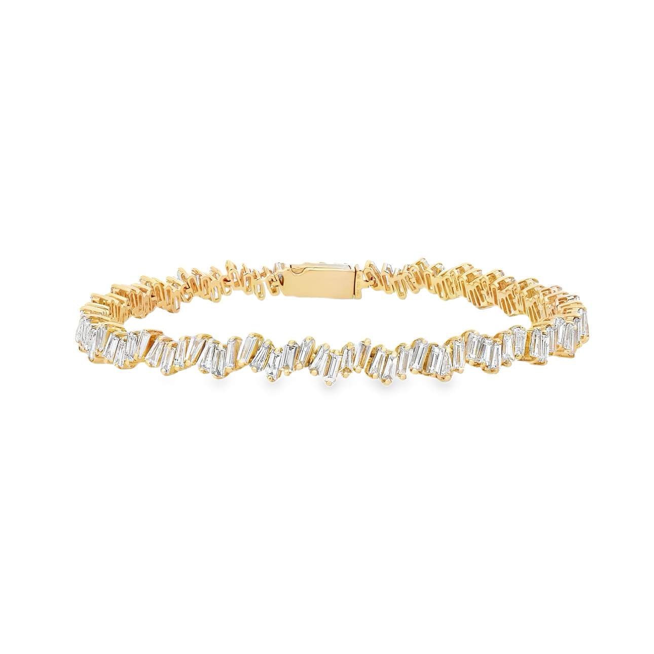 The Floating Baguette Flexible Bracelet